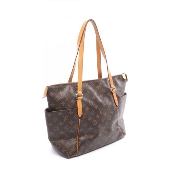 LOUIS VUITTON Brown Monogram Leather Tote Bag - Picture 2 of 8